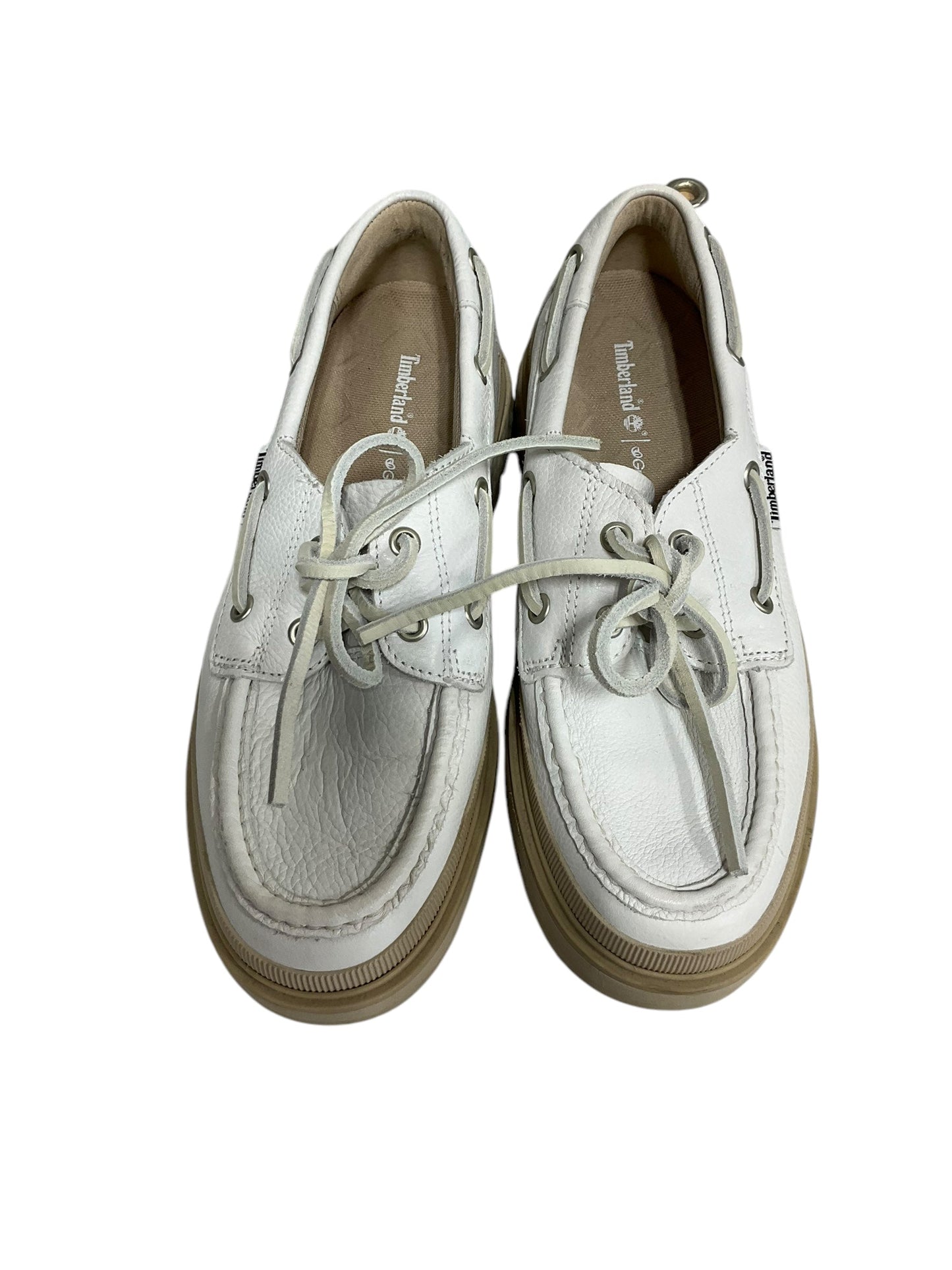 Shoes Flats By Timberland In White, Size: 7.5