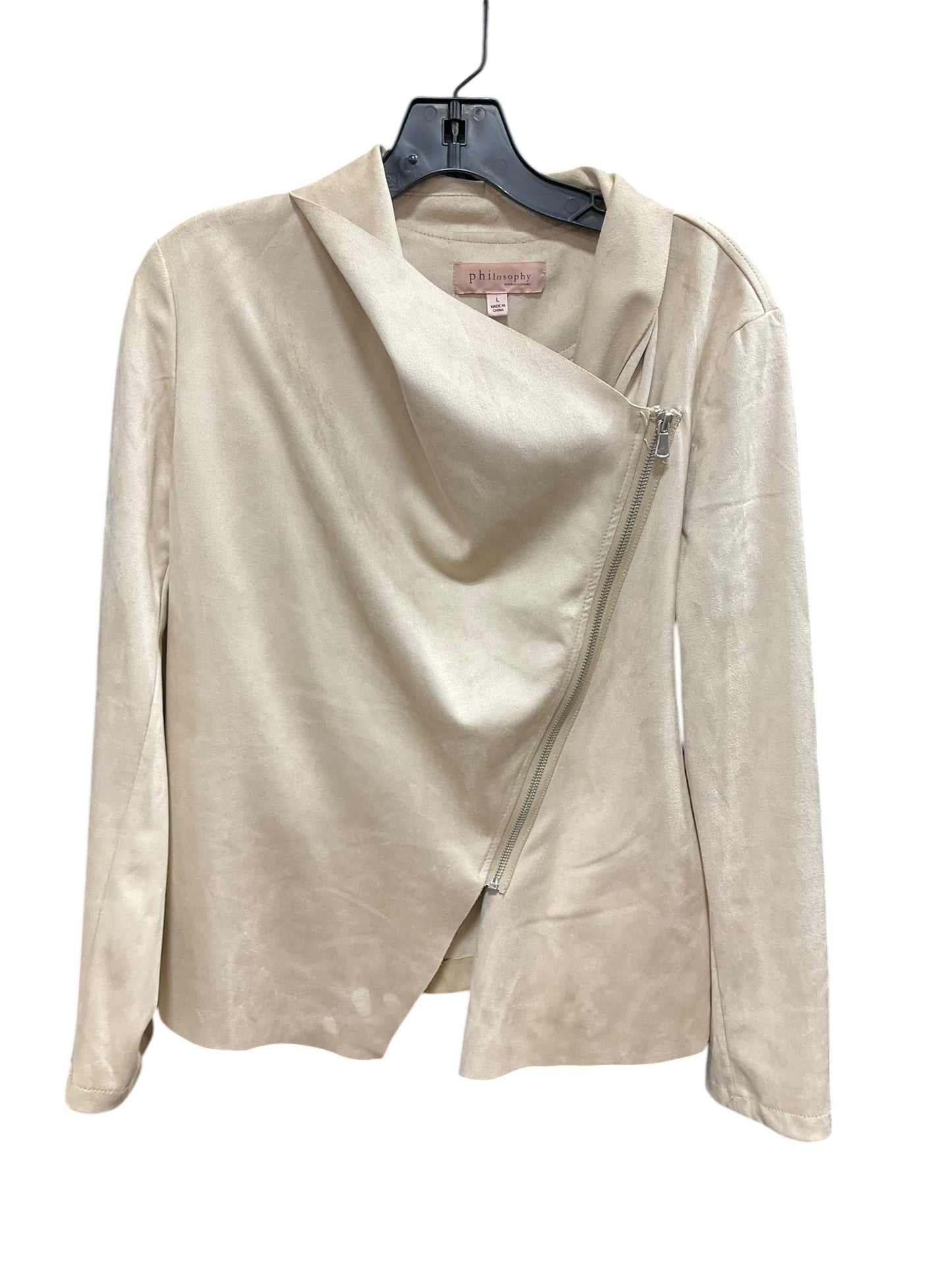 Jacket Other By Philosophy In Tan, Size: L