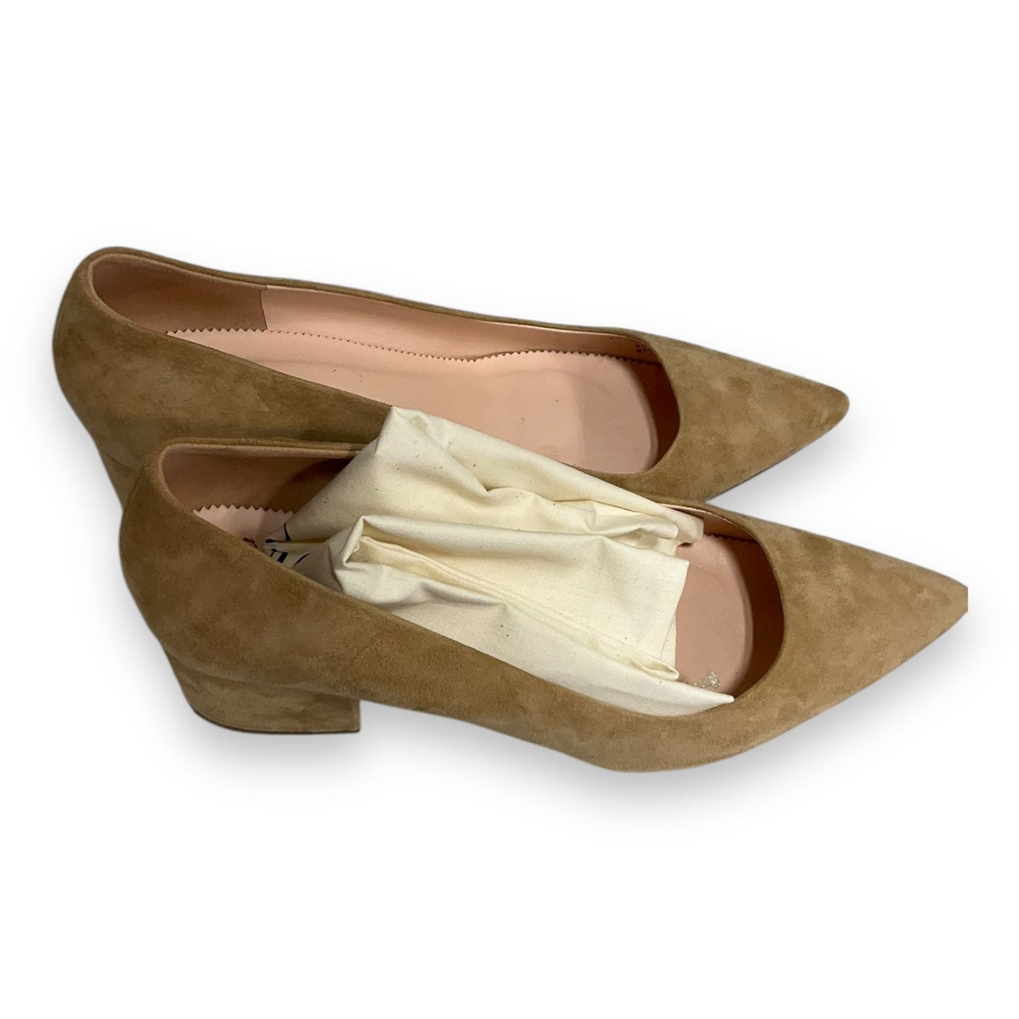 Shoes Heels Block By J. Crew In Tan, Size: 9