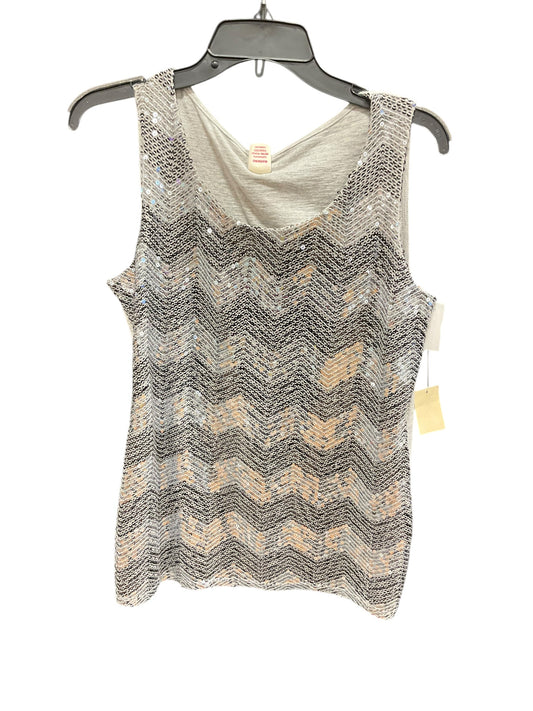 Top Sleeveless By Coldwater Creek In Grey, Size: S