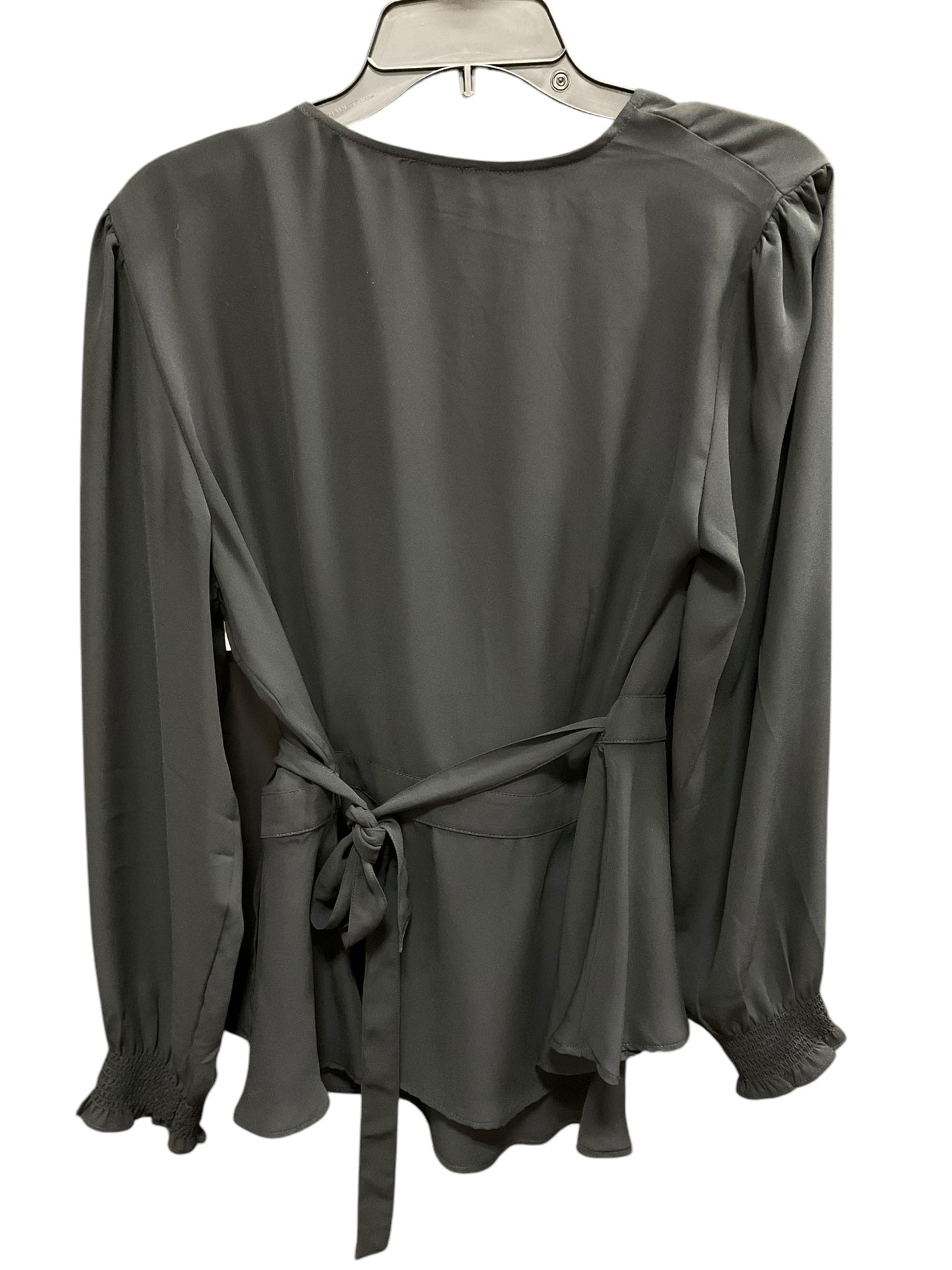 Top Long Sleeve By Ann Taylor In Black, Size: M