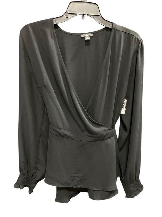 Top Long Sleeve By Ann Taylor In Black, Size: M