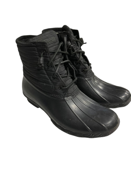 Boots Rain By Sperry In Black, Size: 9.5