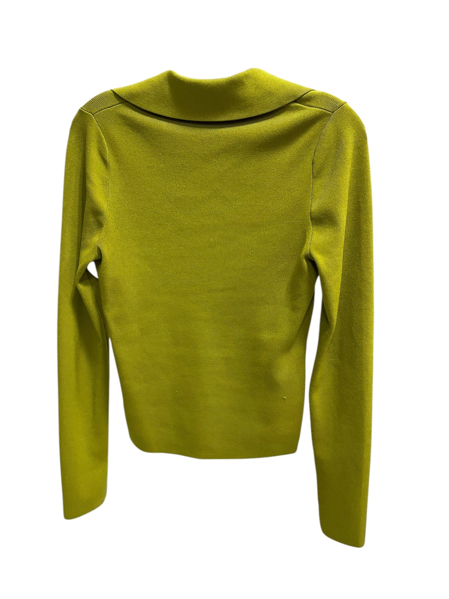 Top Long Sleeve By Express In Green, Size: M