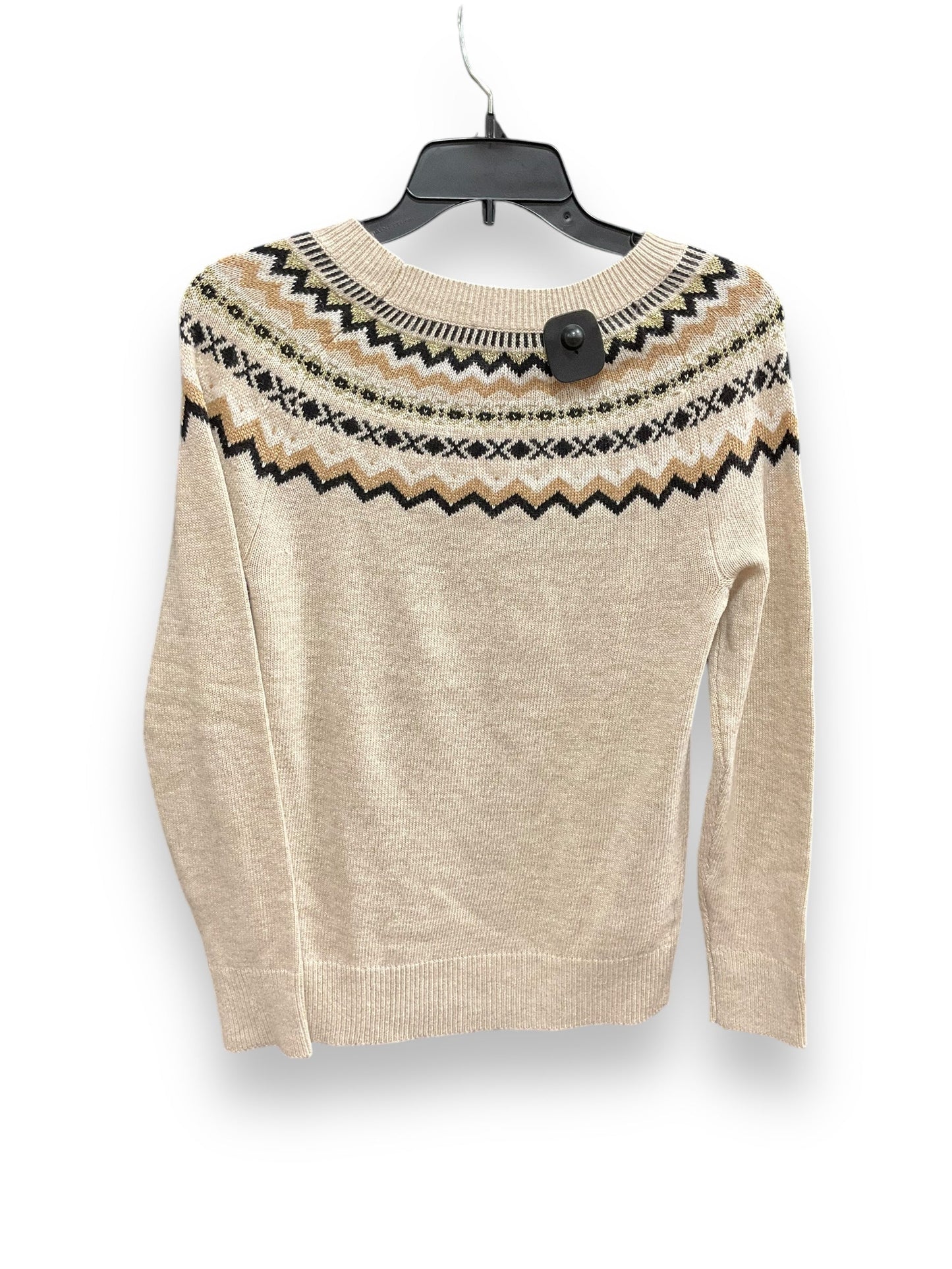 Sweater By Loft In Tan, Size: Xs