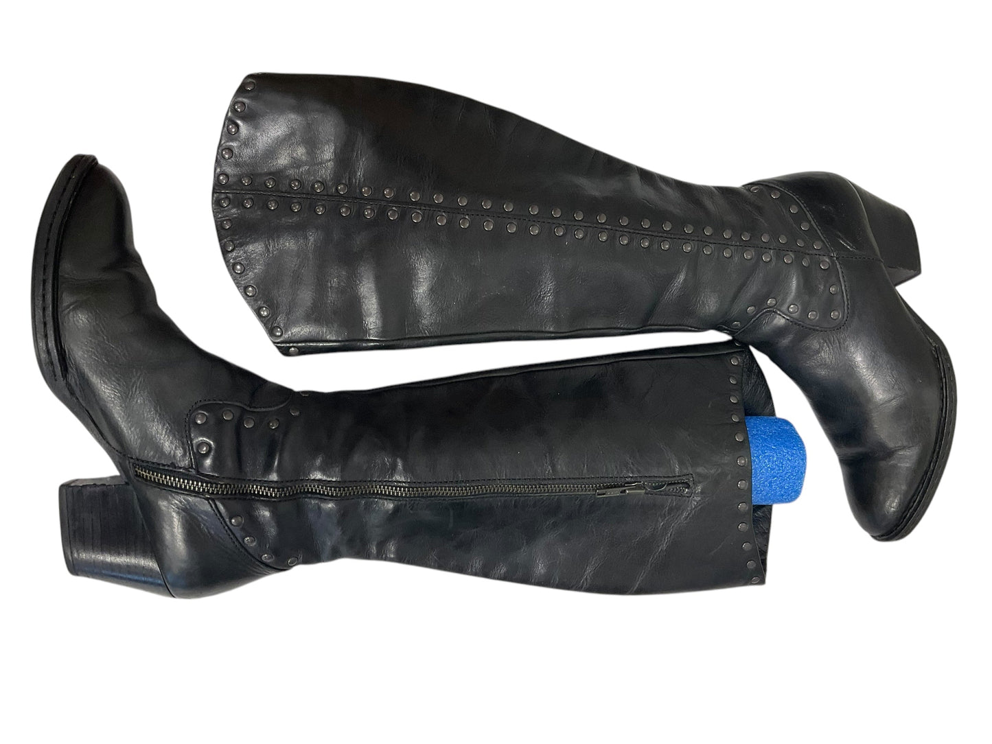 Boots Leather By Born In Black, Size: 7