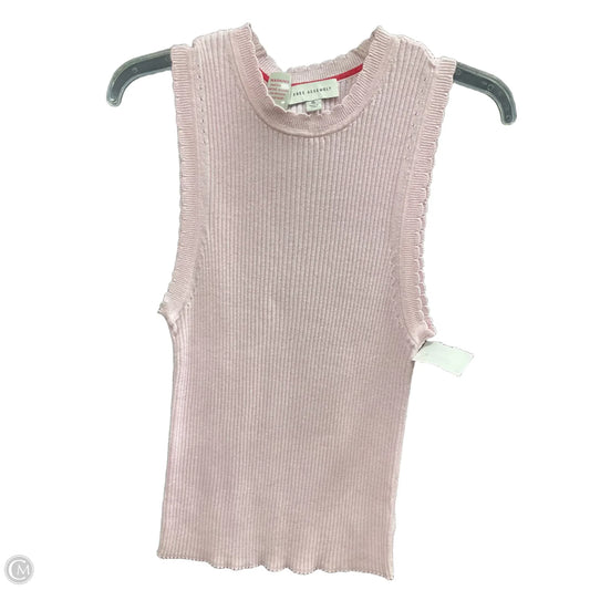 Top Sleeveless By Free Assembly In Pink, Size: Xl