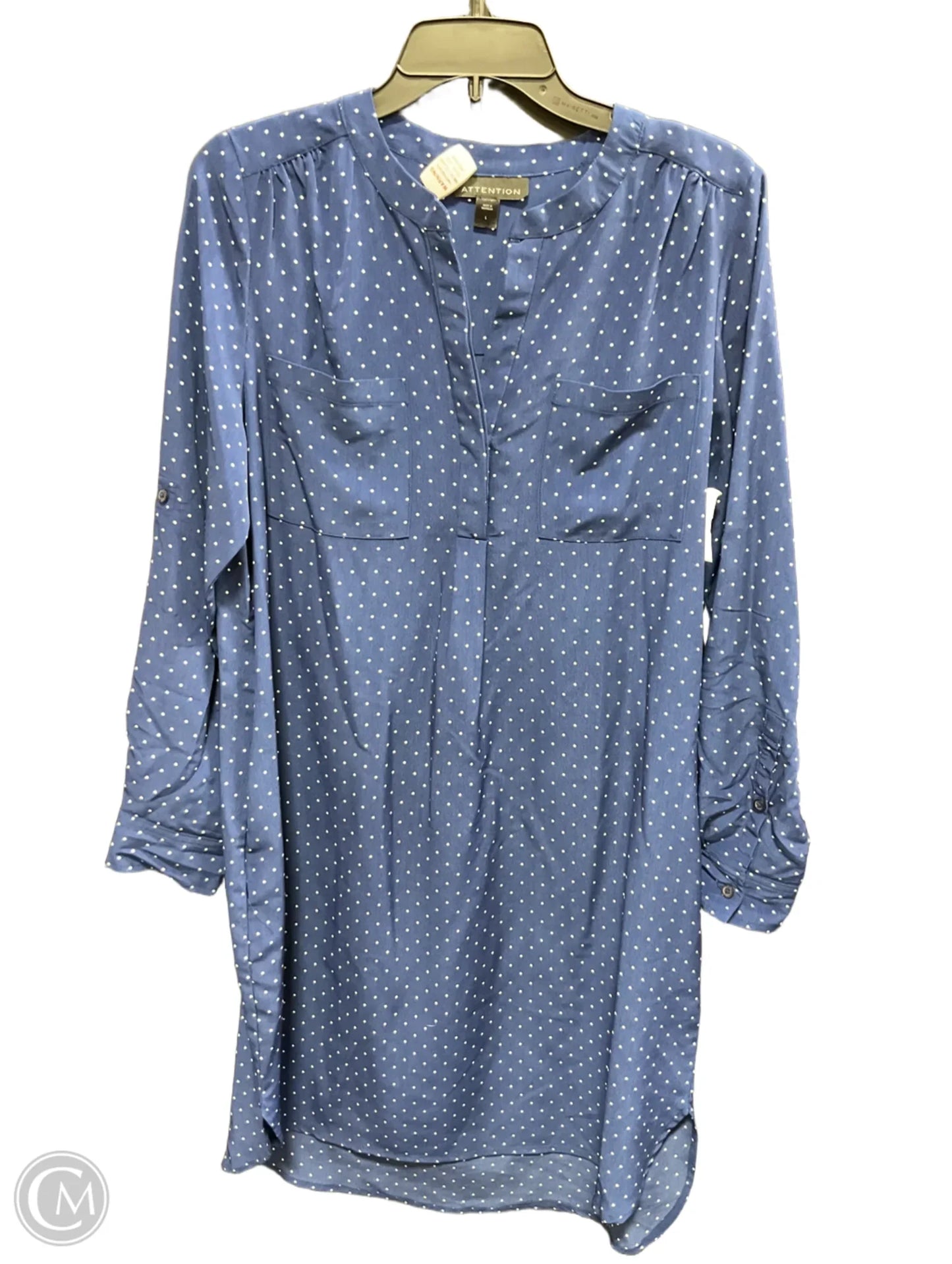 Dress Casual Short By Attention In Polkadot Pattern, Size: L