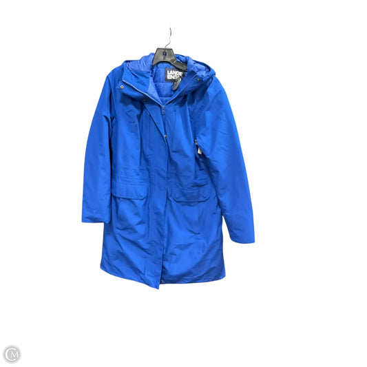 Coat Parka By Lands End In Blue, Size: M