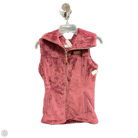 Vest Faux Fur & Sherpa By Columbia In Red, Size: Xs