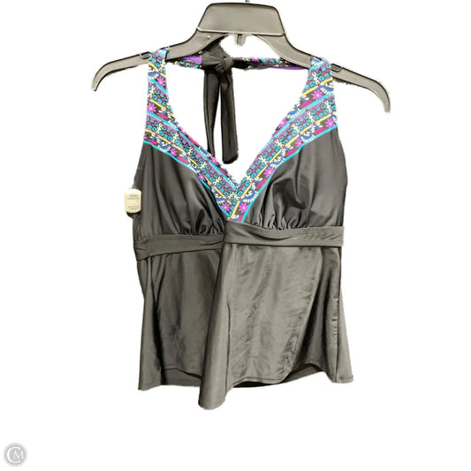 Swimsuit Top By Clothes Mentor In Black, Size: L