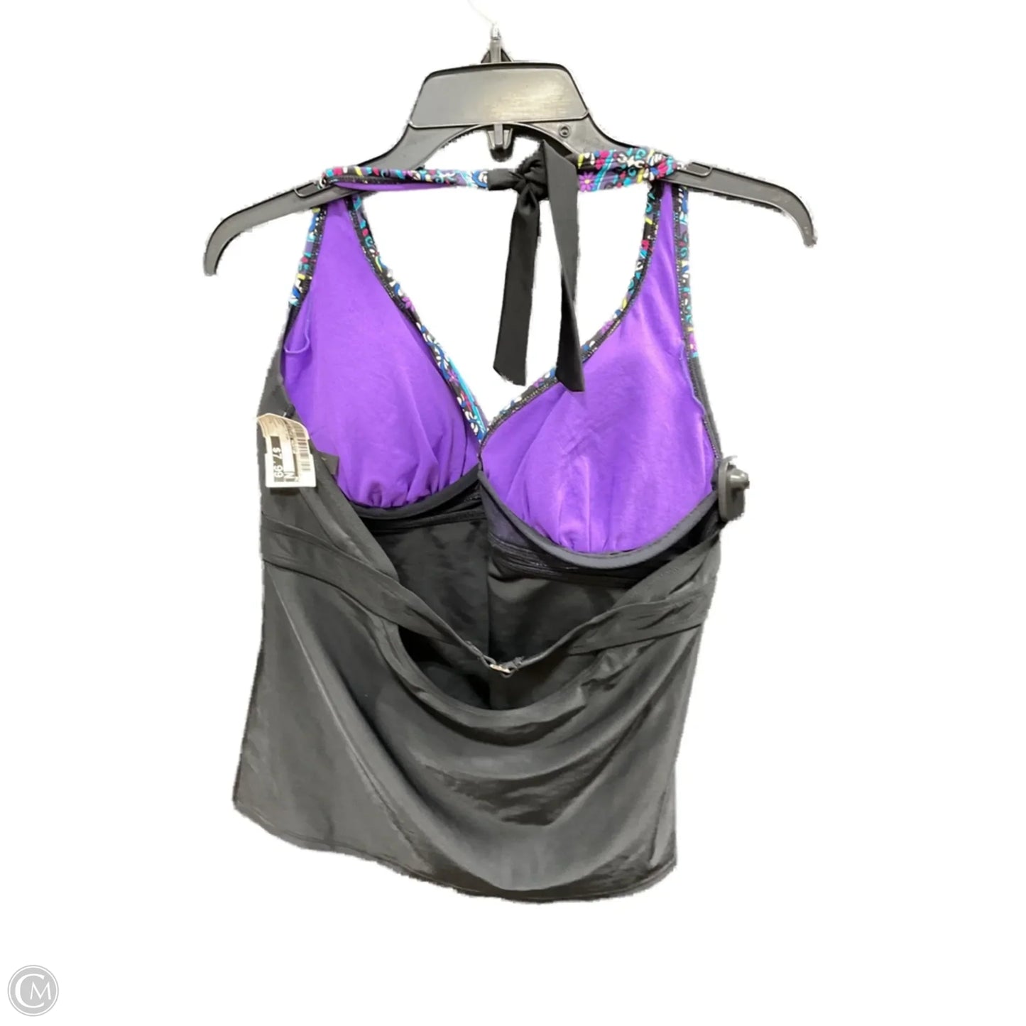 Swimsuit Top By Clothes Mentor In Black, Size: L