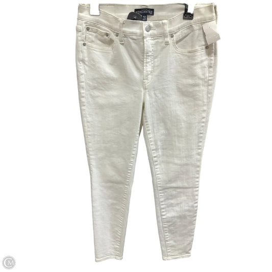Jeans Skinny By J. Crew In Cream, Size: 6