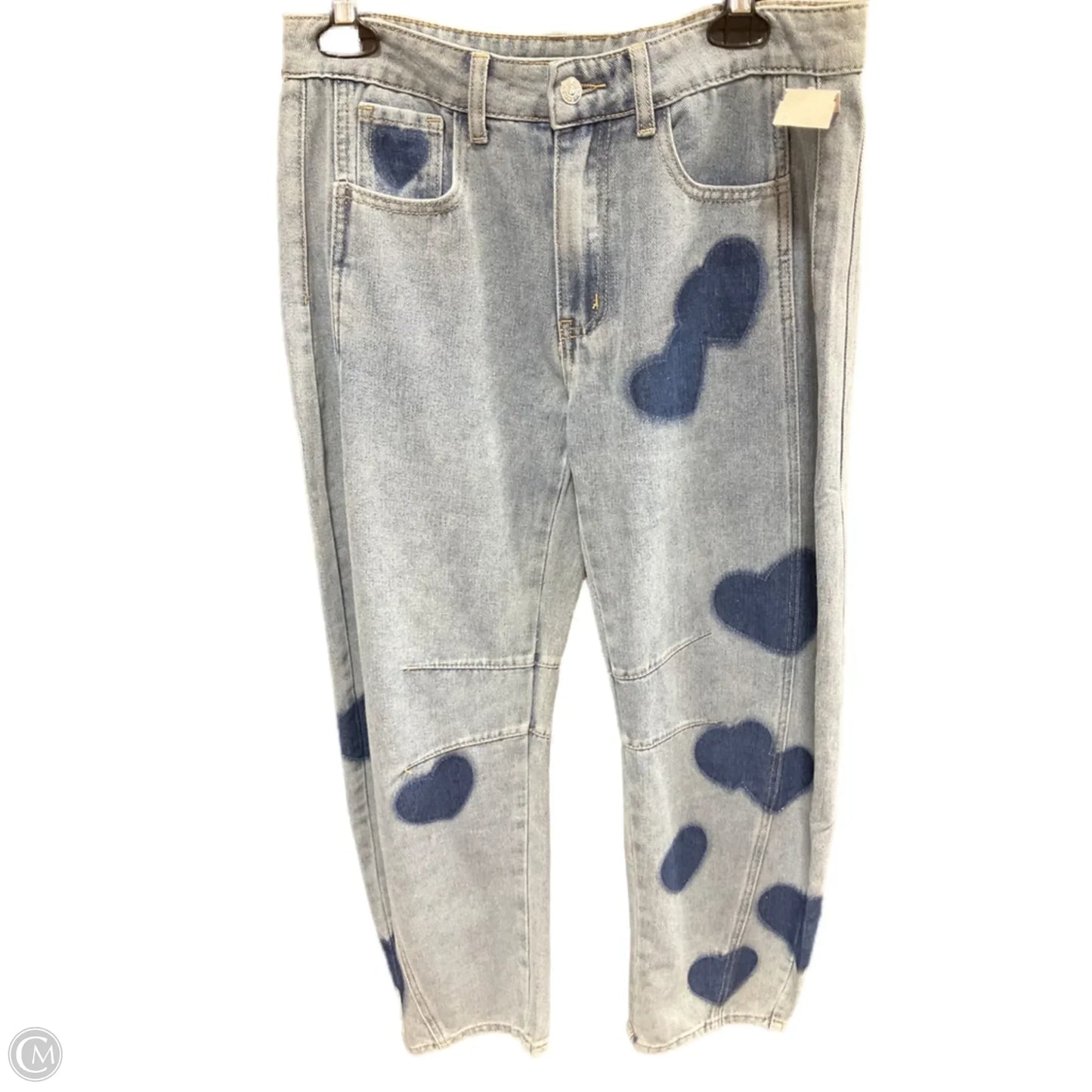 Jeans Wide Leg By Clothes Mentor In Blue Denim, Size: M