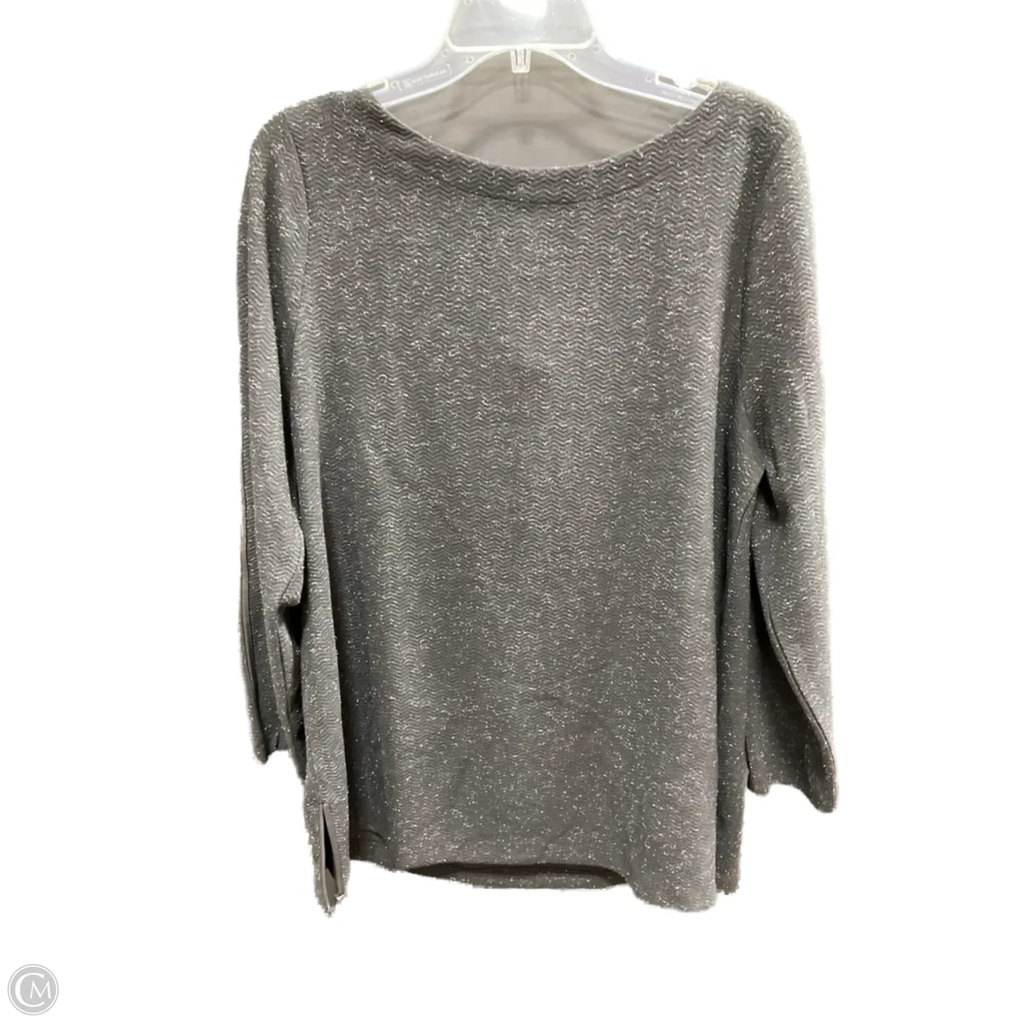 Top Long Sleeve By Soft Surroundings In Black, Size: 1x