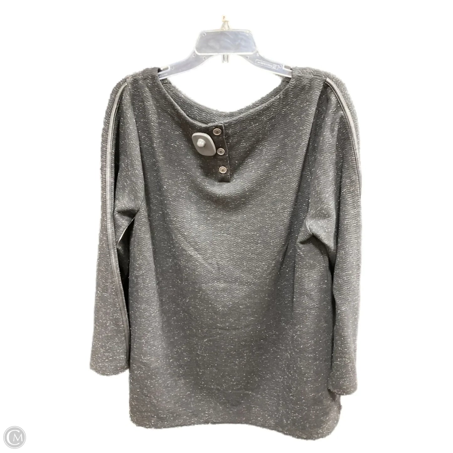 Top Long Sleeve By Soft Surroundings In Black, Size: 1x