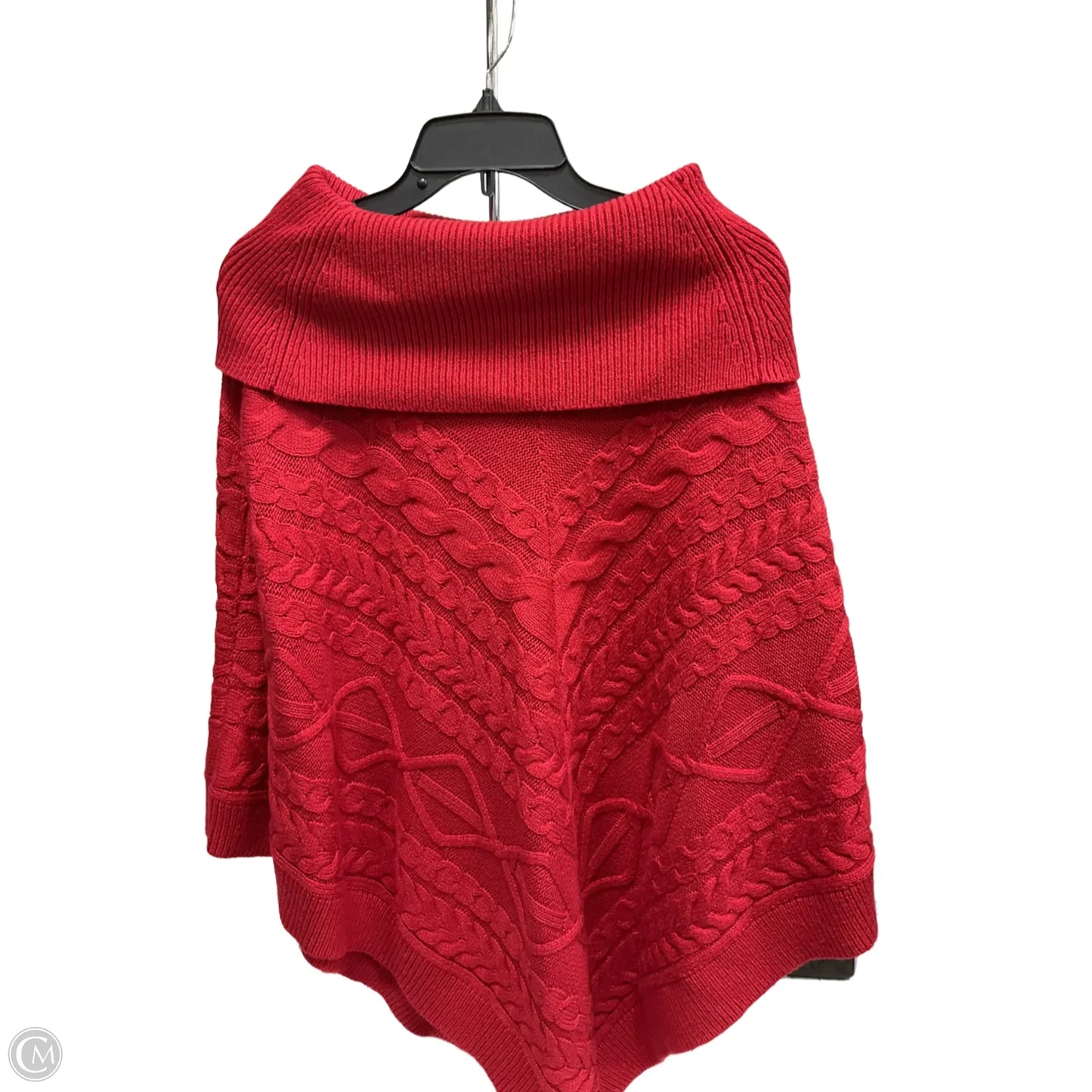 Poncho By Talbots In Red, Size: M