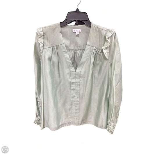 Top Long Sleeve By Current Air In Green, Size: M