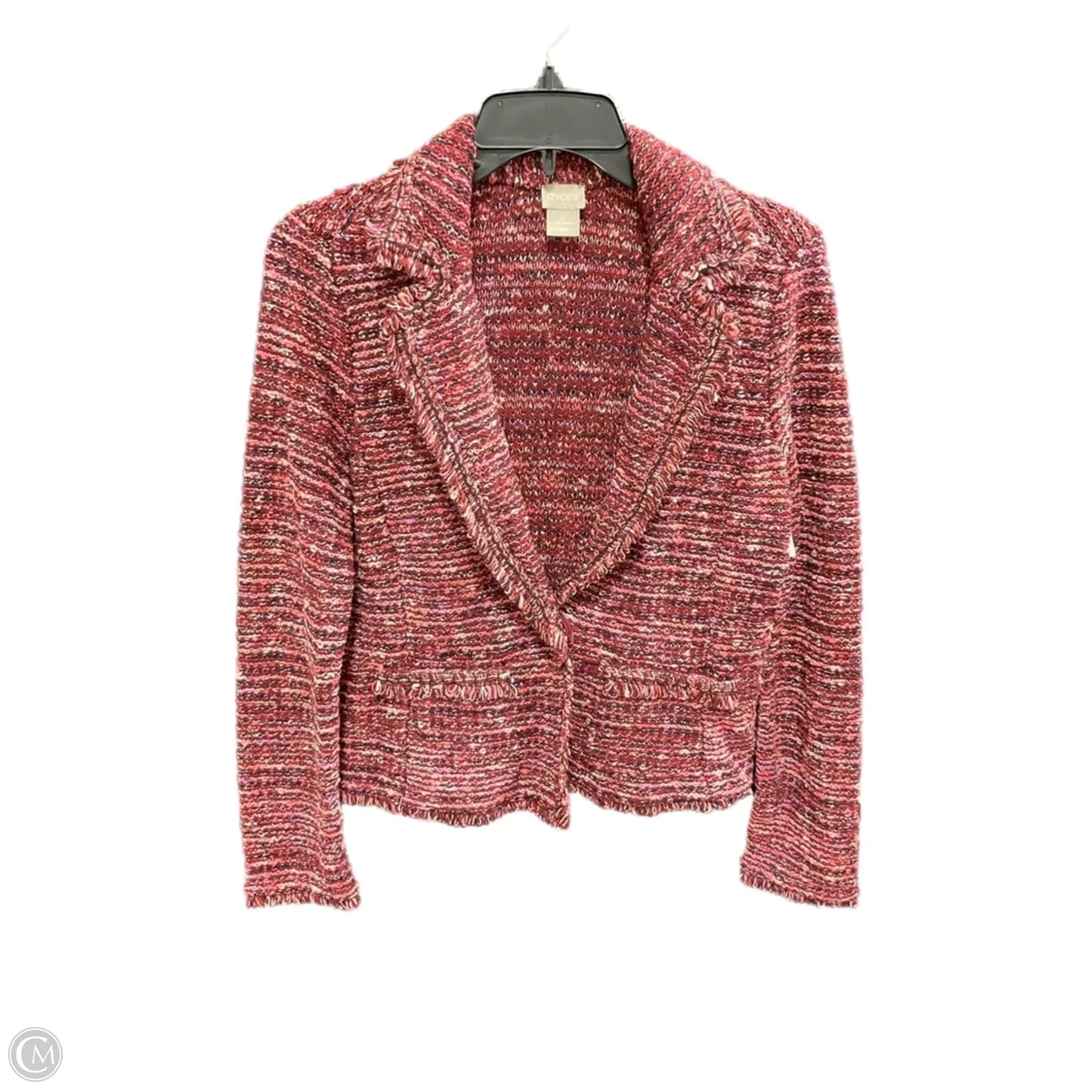 Blazer By Chicos In Red, Size: S