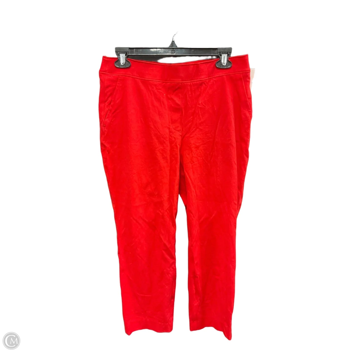 Pants Cropped By Spanx In Red, Size: L