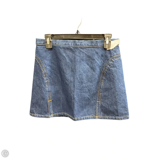 Skirt Mini & Short By Clothes Mentor In Blue Denim, Size: 4