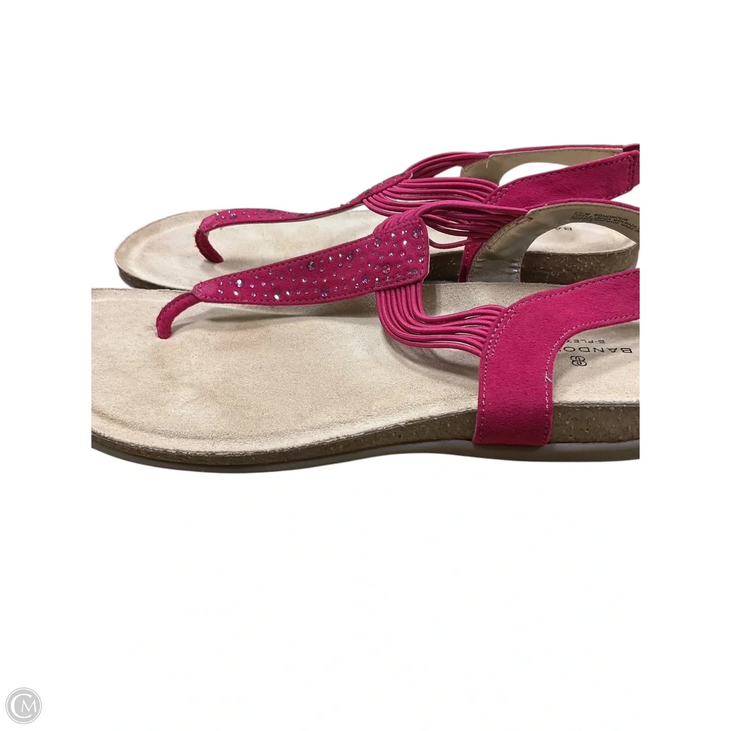 Sandals Flats By Bandolino In Pink, Size: 8.5