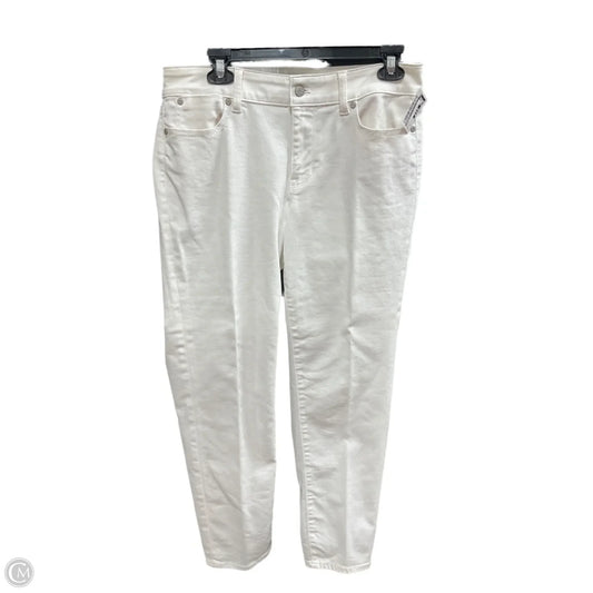 Jeans Boyfriend By Talbots In White, Size: 6