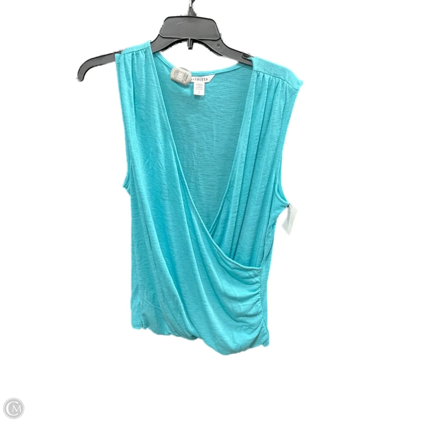 Top Sleeveless By Athleta In Teal, Size: L