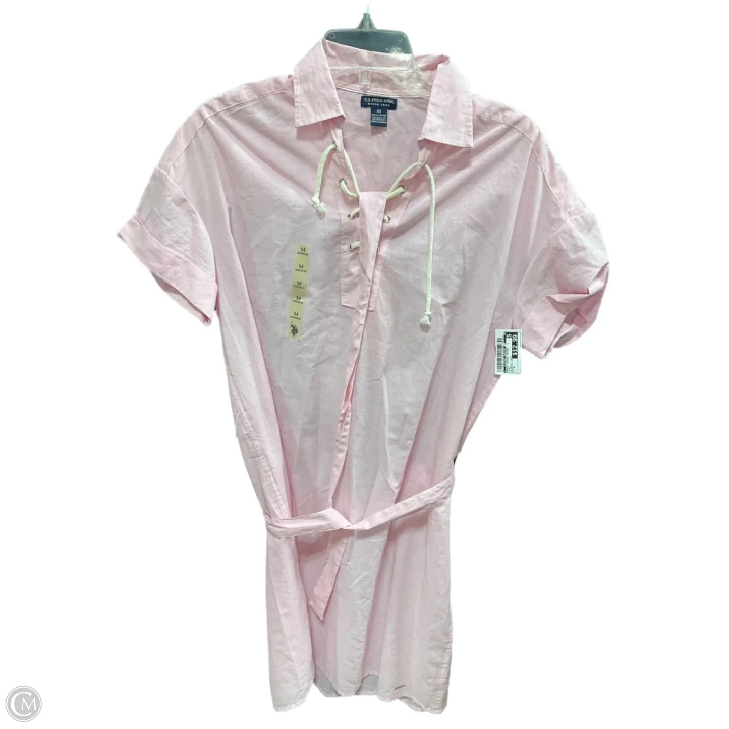 Dress Casual Short By Clothes Mentor In Pink, Size: M