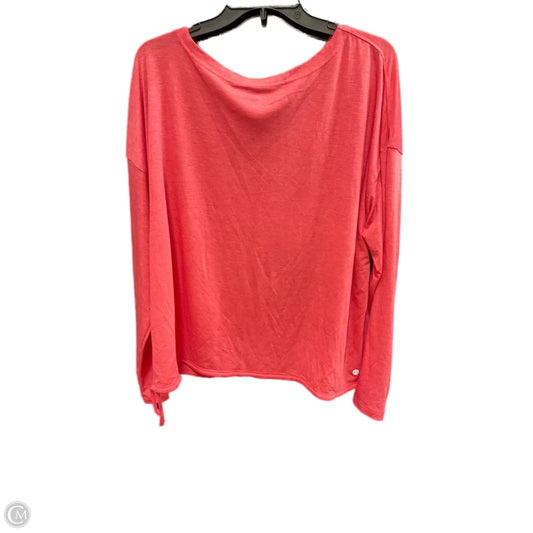 Athletic Top Long Sleeve Crewneck By Apana In Orange, Size: Xl
