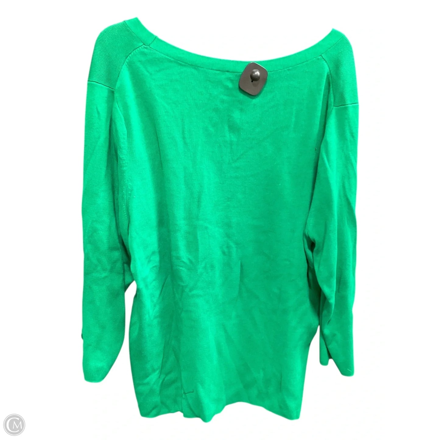 Sweater By Talbots In Green, Size: 3x