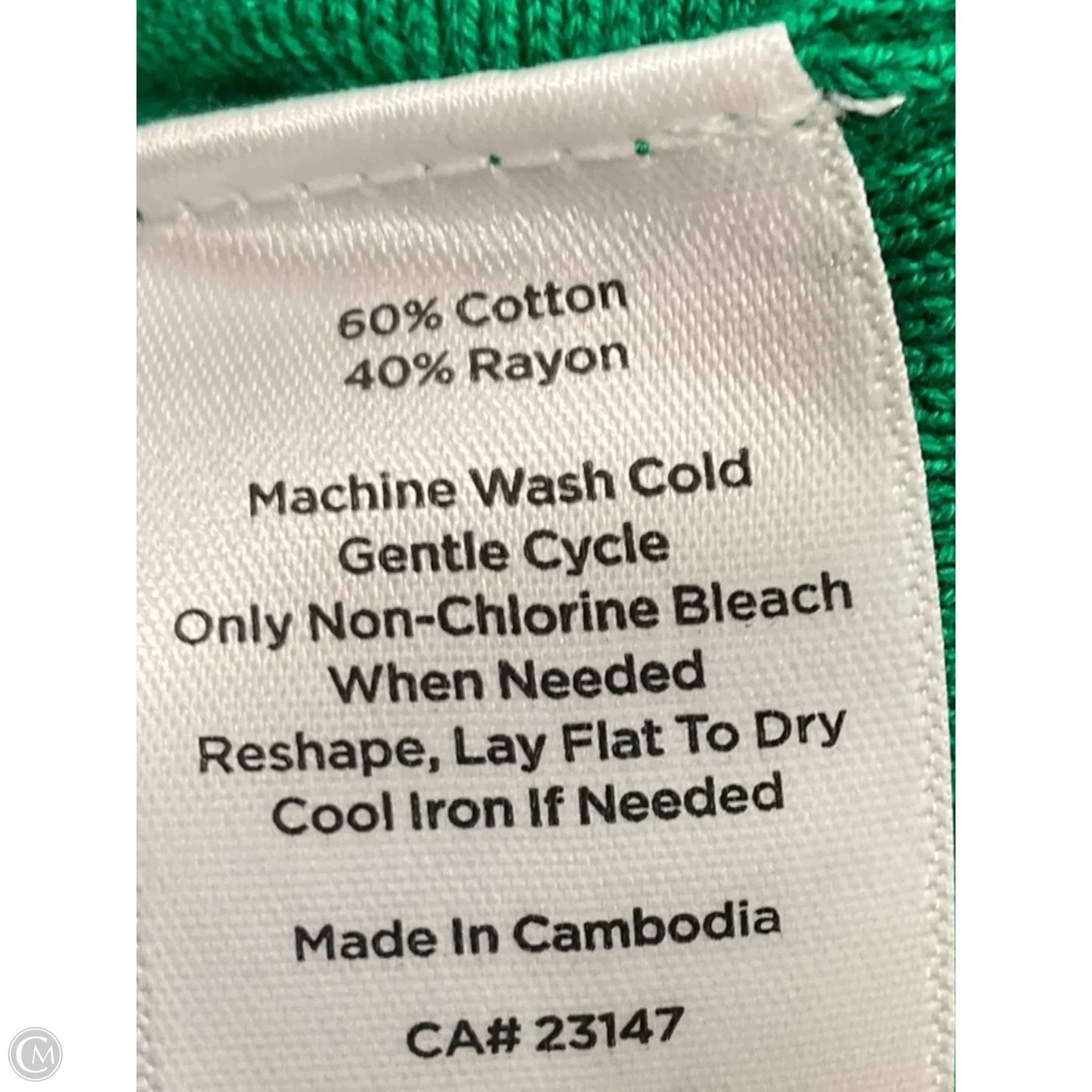 Sweater By Talbots In Green, Size: 3x