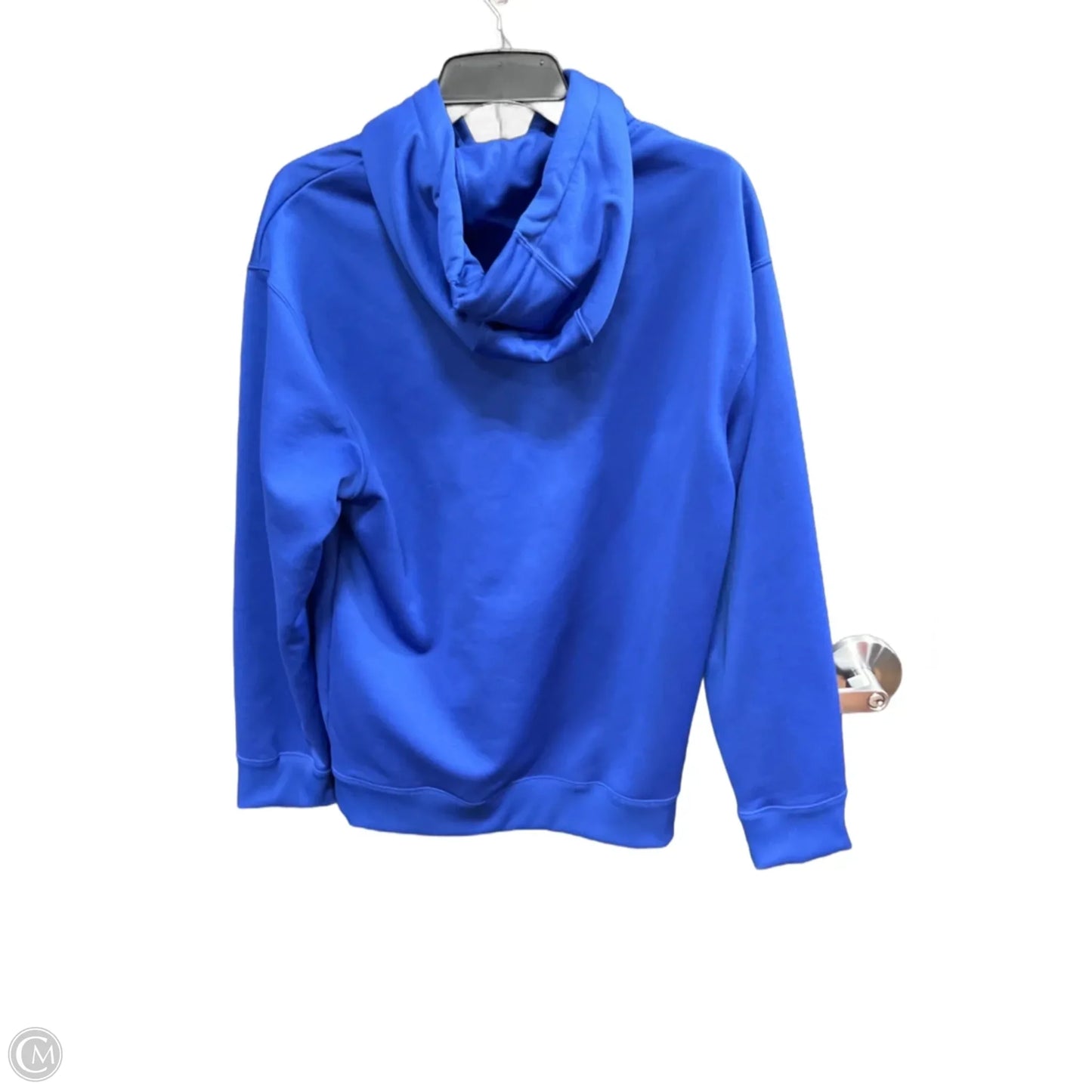 Athletic Sweatshirt Hoodie By Under Armour In Blue, Size: S