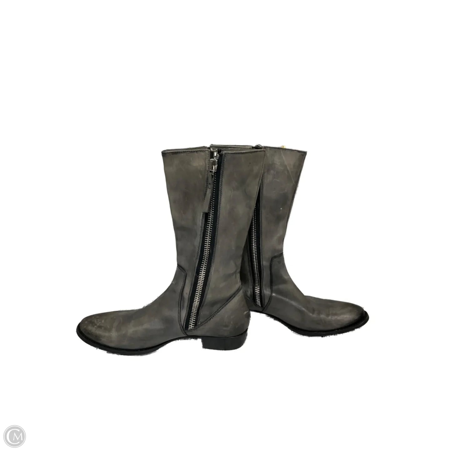 Boots Mid-calf Flats By Kenneth Cole In Grey, Size: 6.5