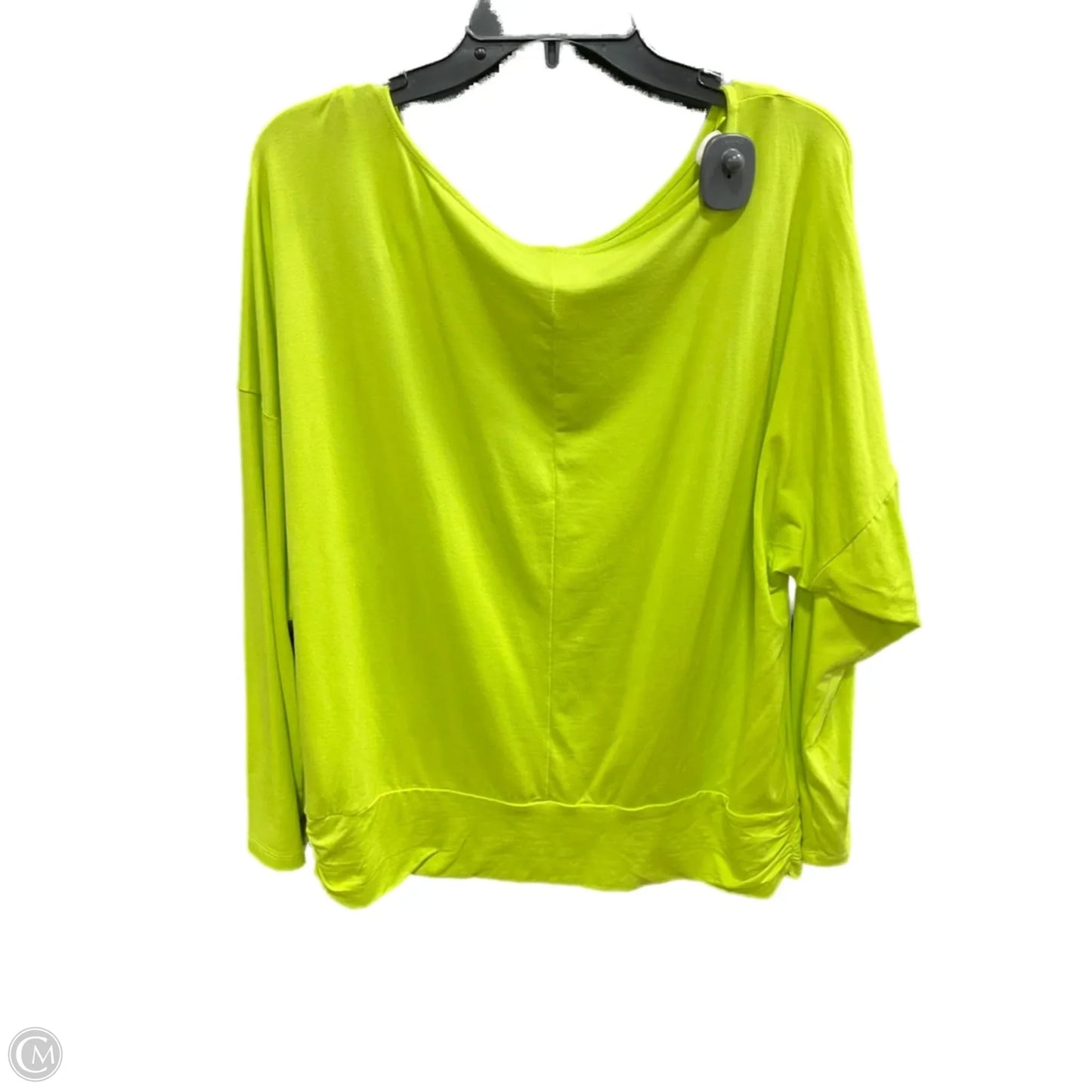 Top Long Sleeve By Inc In Green, Size: Xxl
