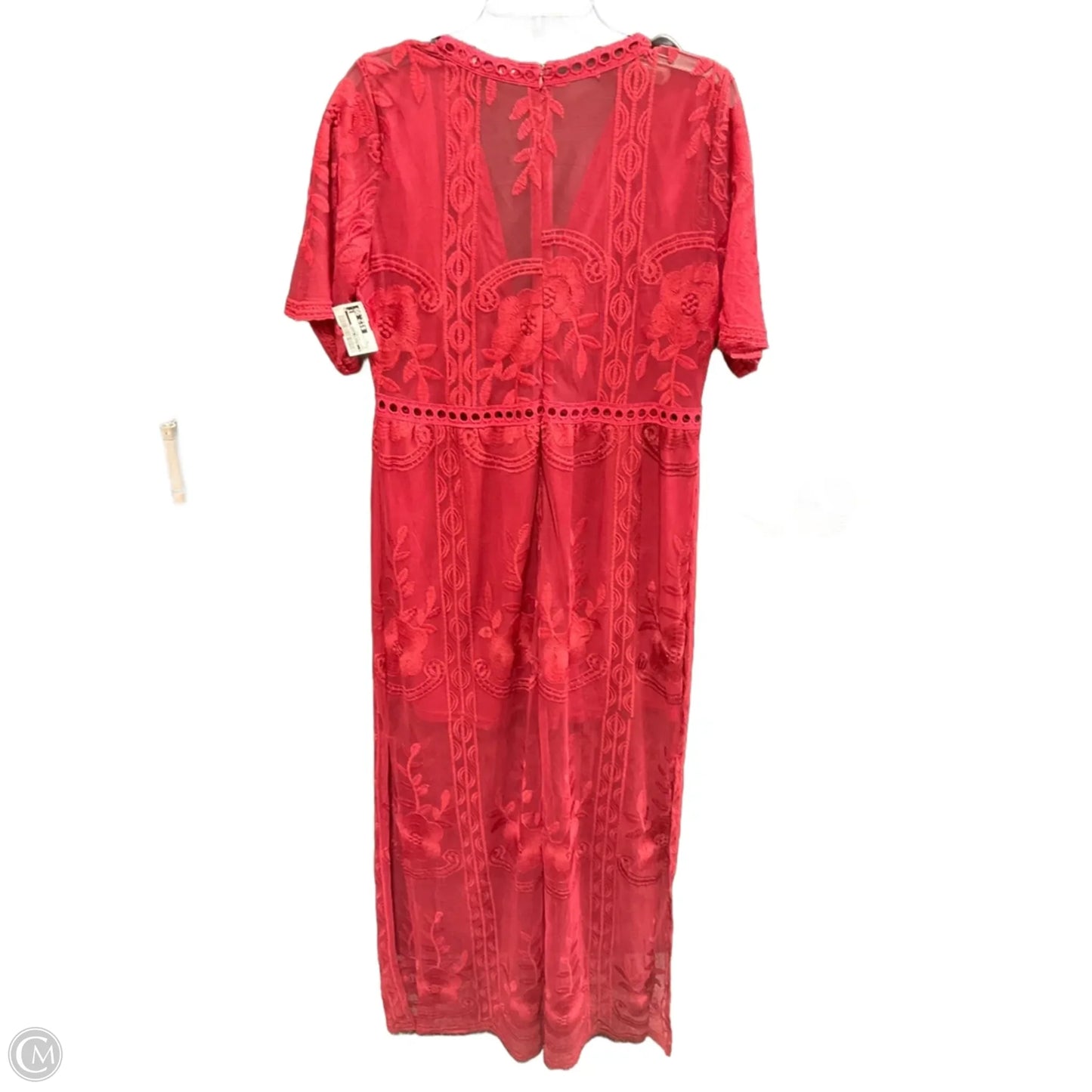 Dress Casual Midi By Clothes Mentor In Red, Size: Xl