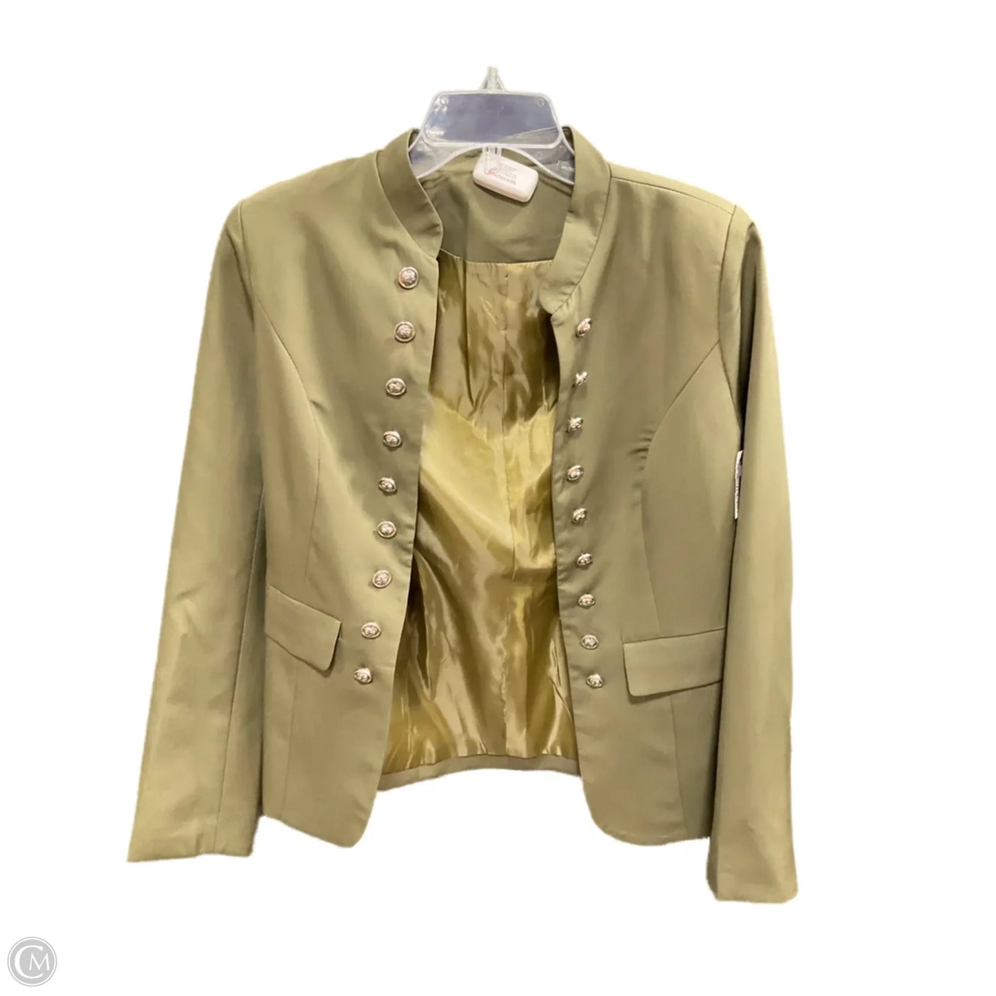Blazer By Clothes Mentor In Green, Size: M