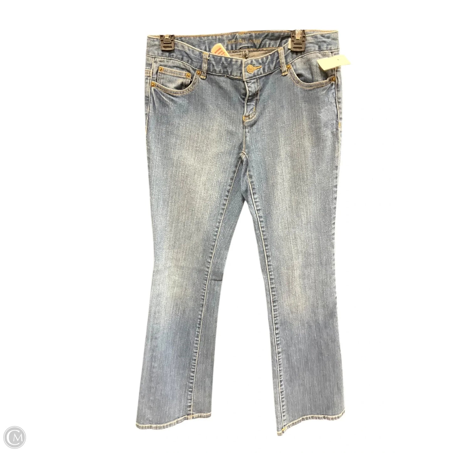 Jeans Boot Cut By Michael By Michael Kors In Blue Denim, Size: 4