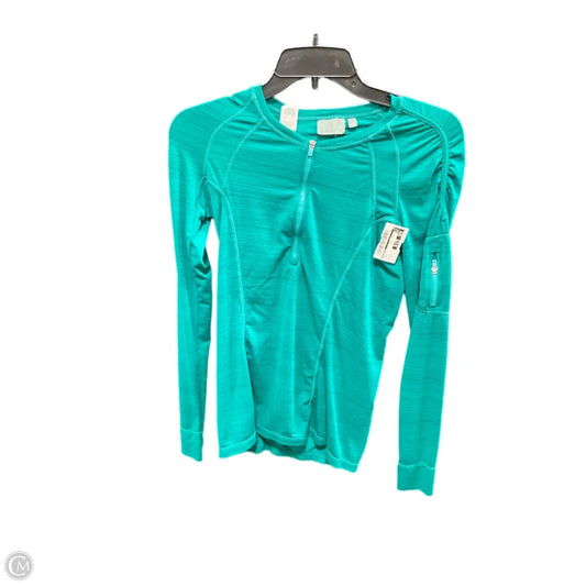 Athletic Top Long Sleeve Crewneck By Athleta In Green, Size: Xs