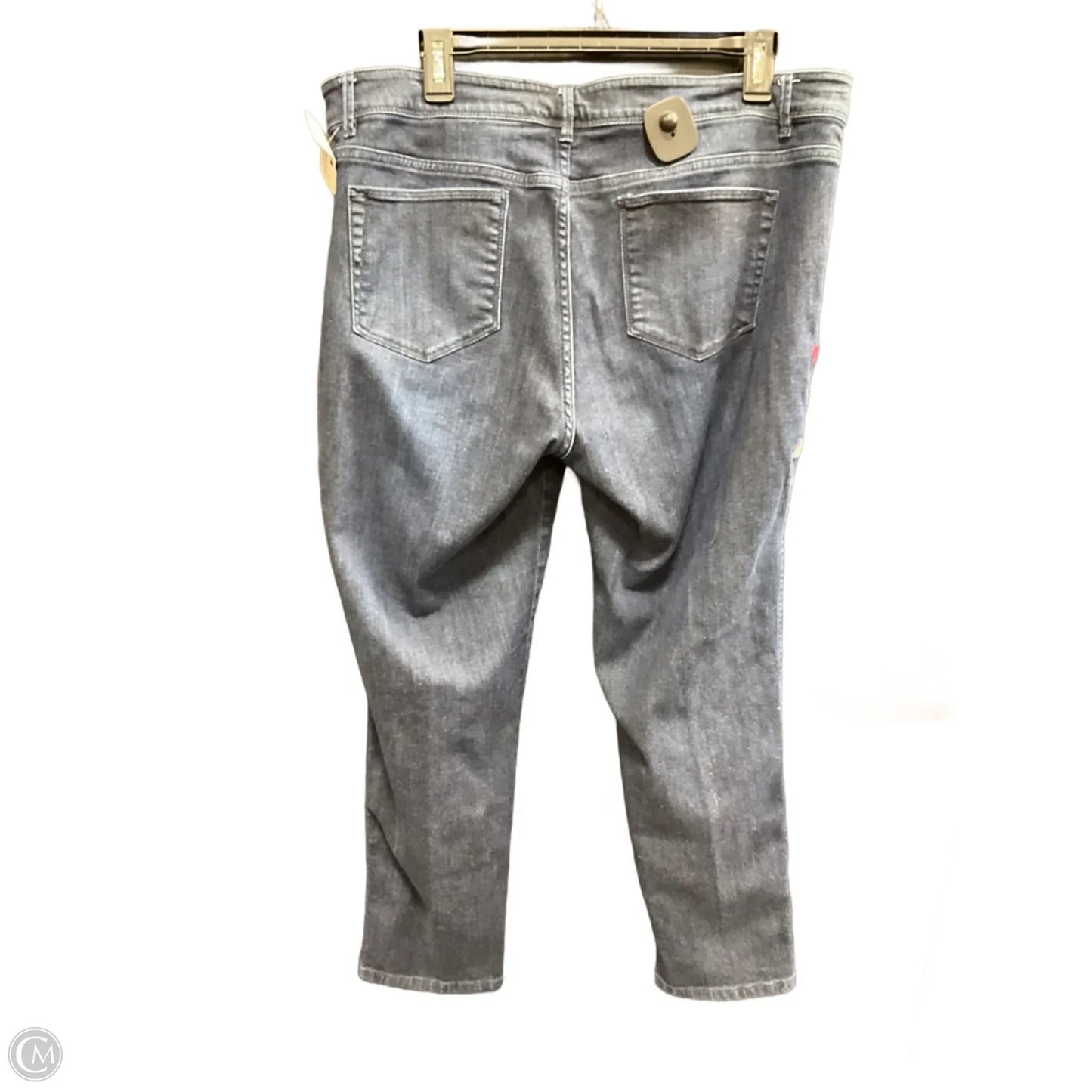 Jeans Straight By J. Jill In Blue Denim, Size: 14