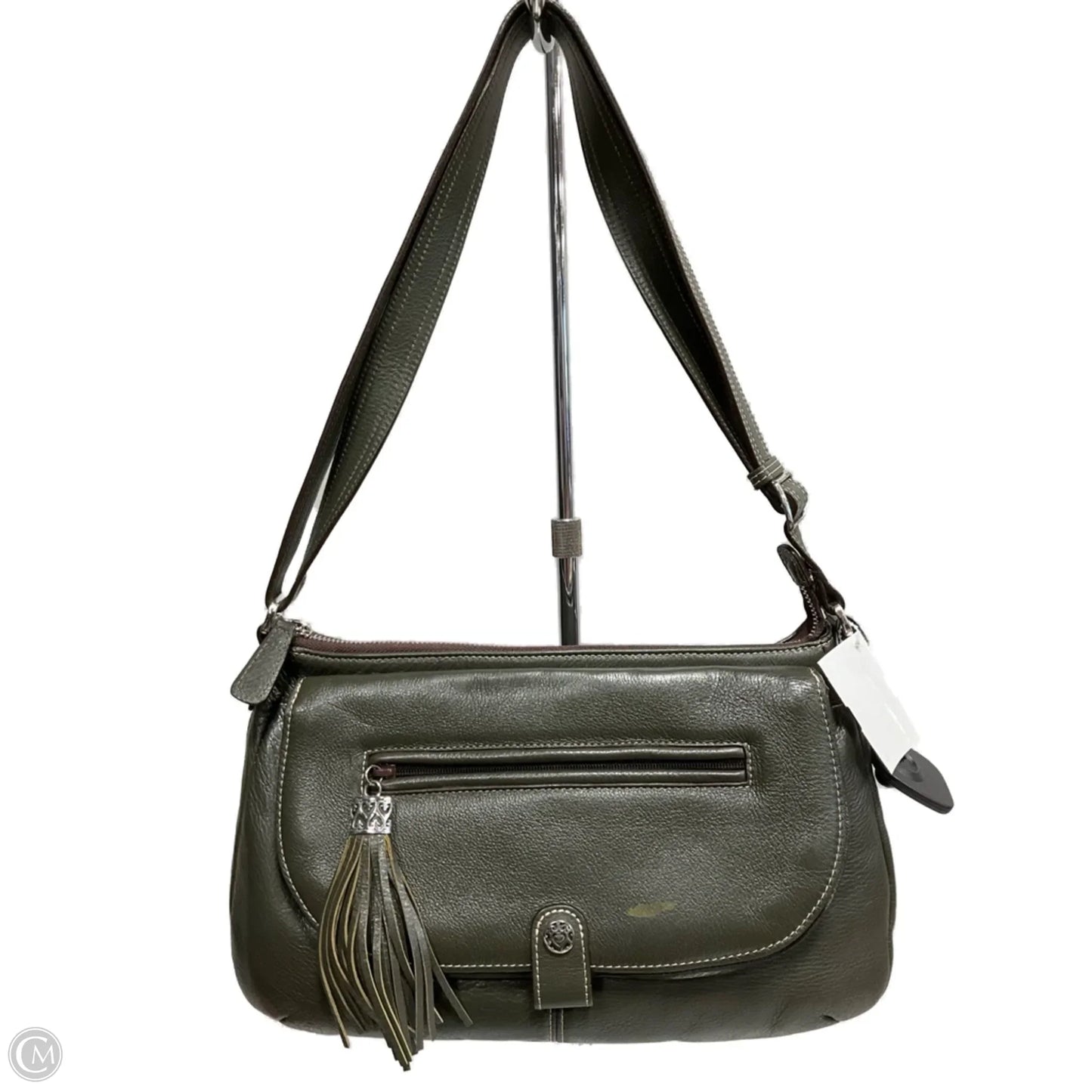 Handbag Leather By Brighton, Size: Medium