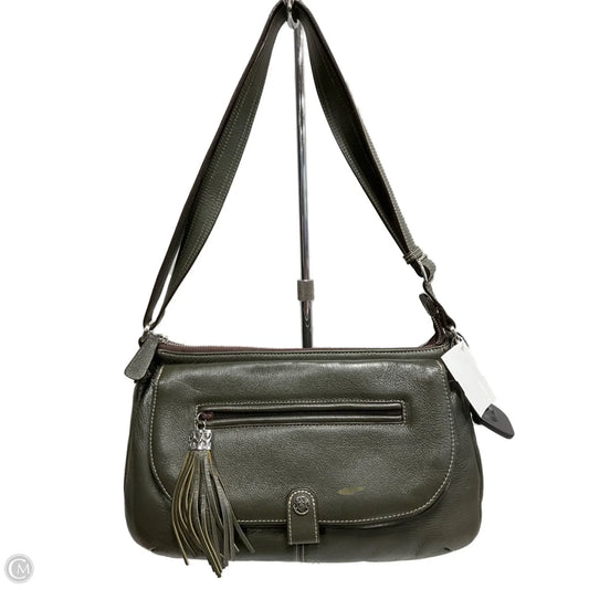 Handbag Leather By Brighton, Size: Medium