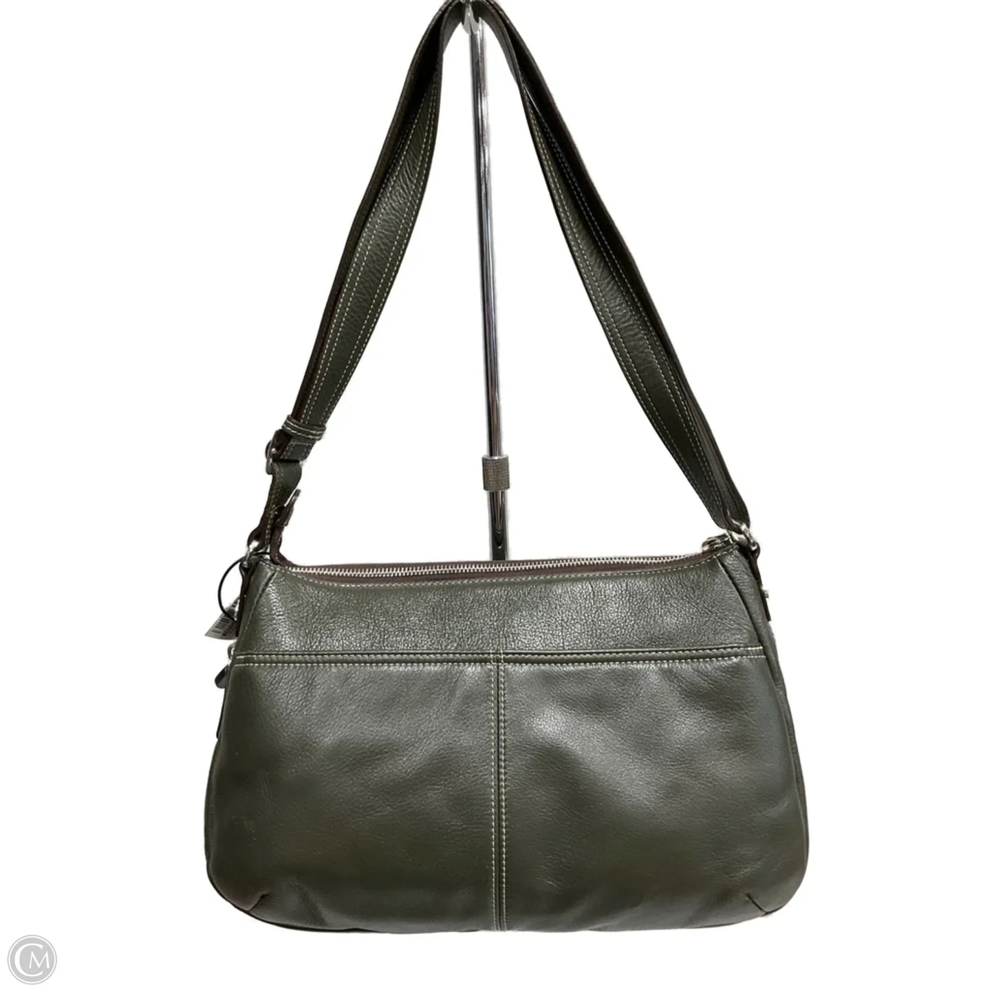 Handbag Leather By Brighton, Size: Medium