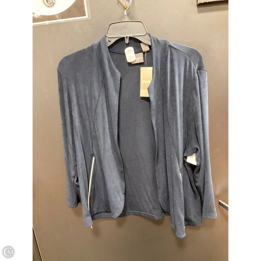 Cardigan By Chicos In Navy, Size: L