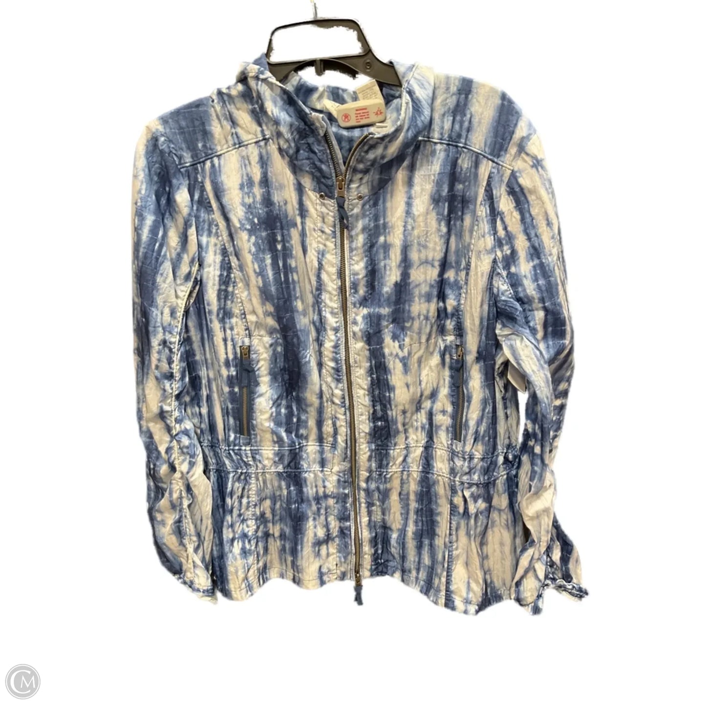 Athletic Jacket By Chicos In Bronze, Size: Xl