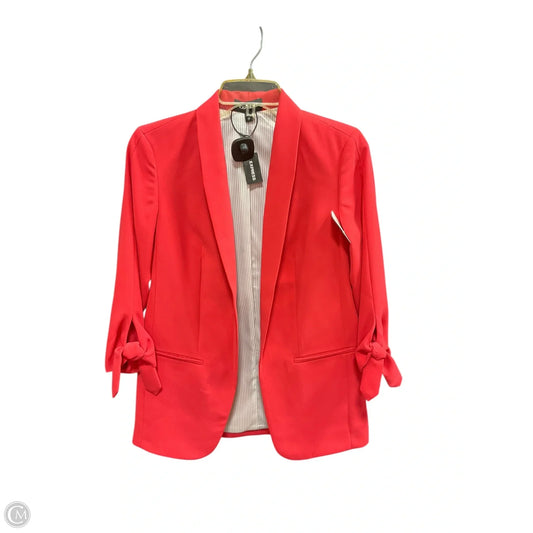 Blazer By Express In Orange, Size: Xs