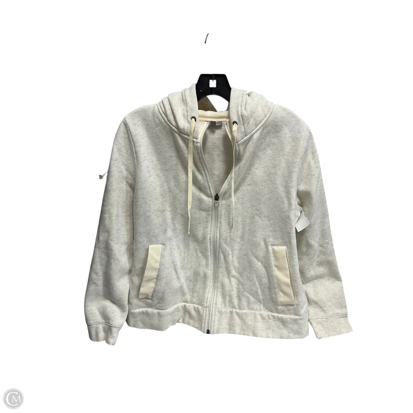 Athletic Jacket By Talbots In Cream, Size: Lp