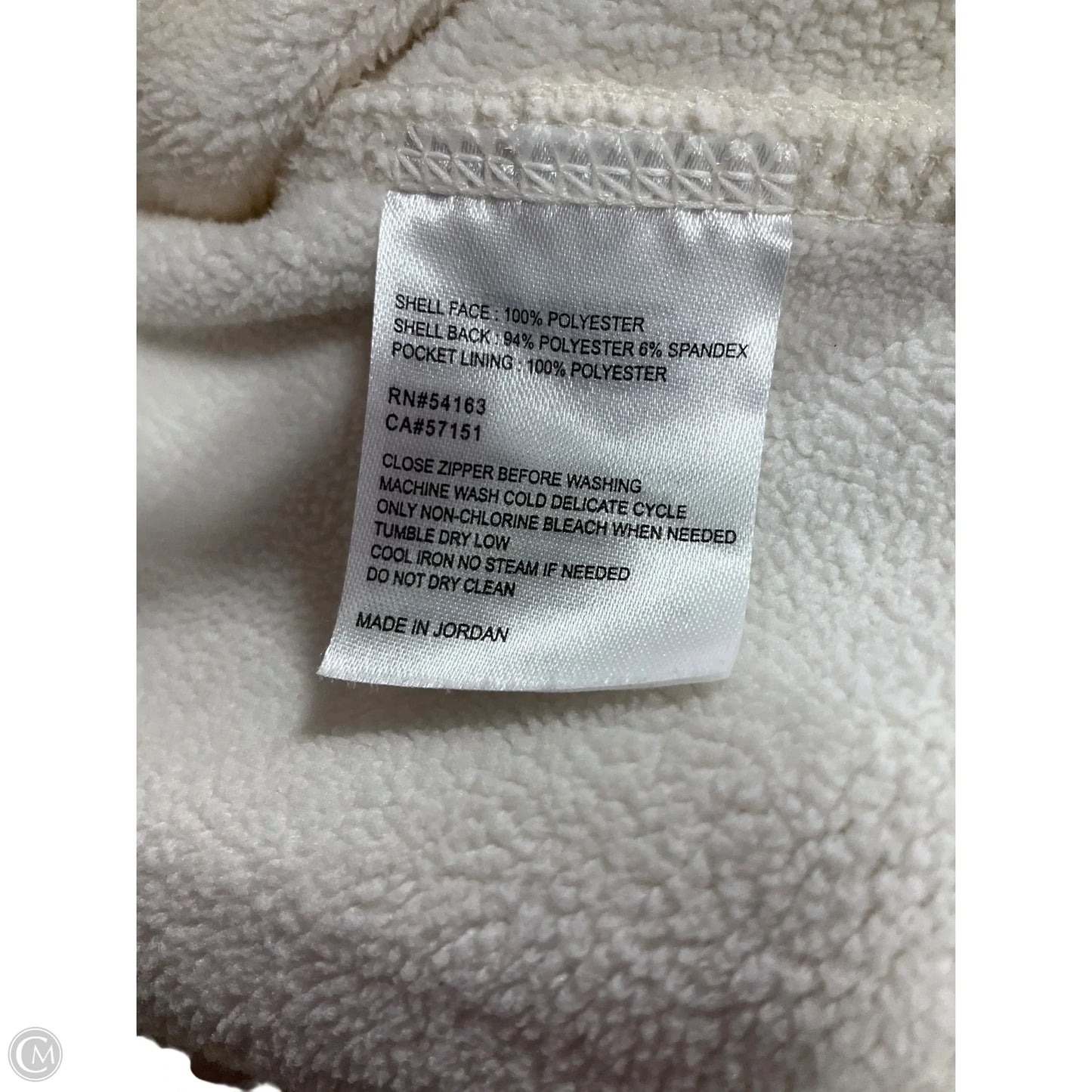 Jacket Other By Andrew Marc In Cream, Size: M