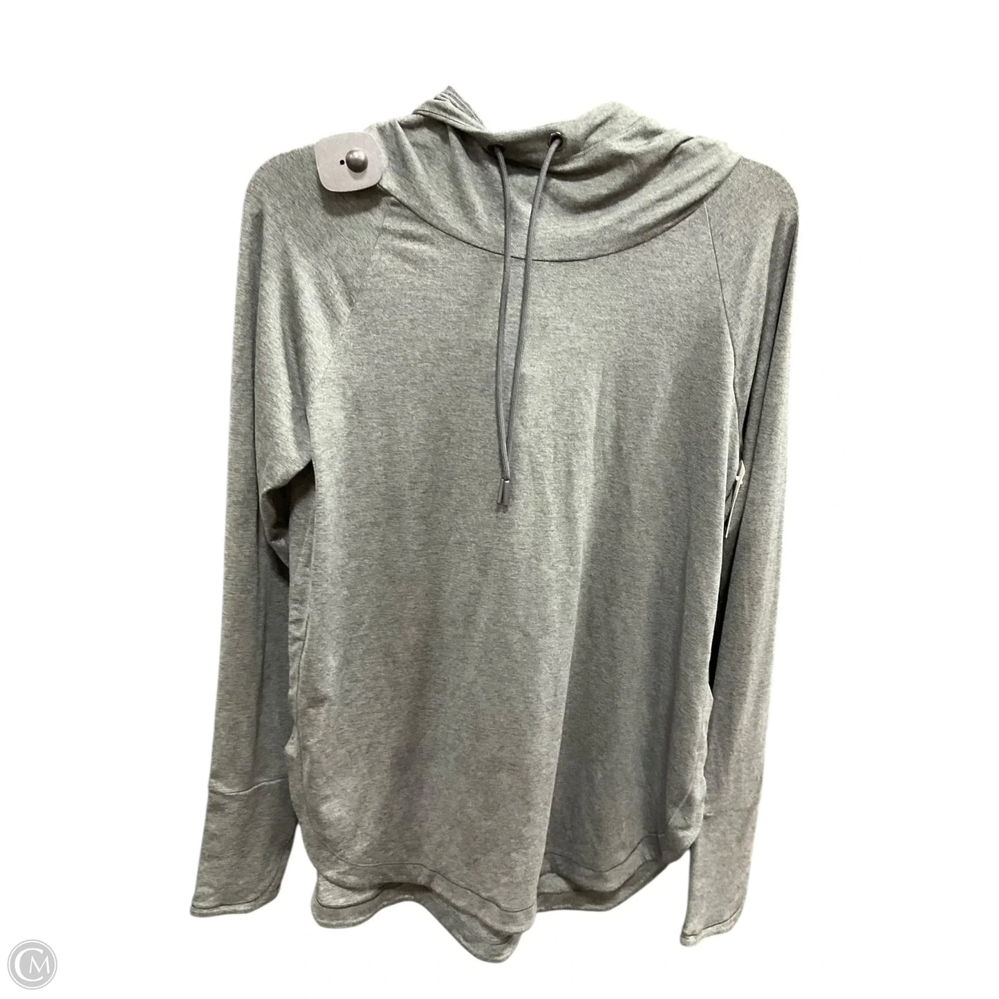 Athletic Top Long Sleeve Hoodie By Athleta In Green, Size: M