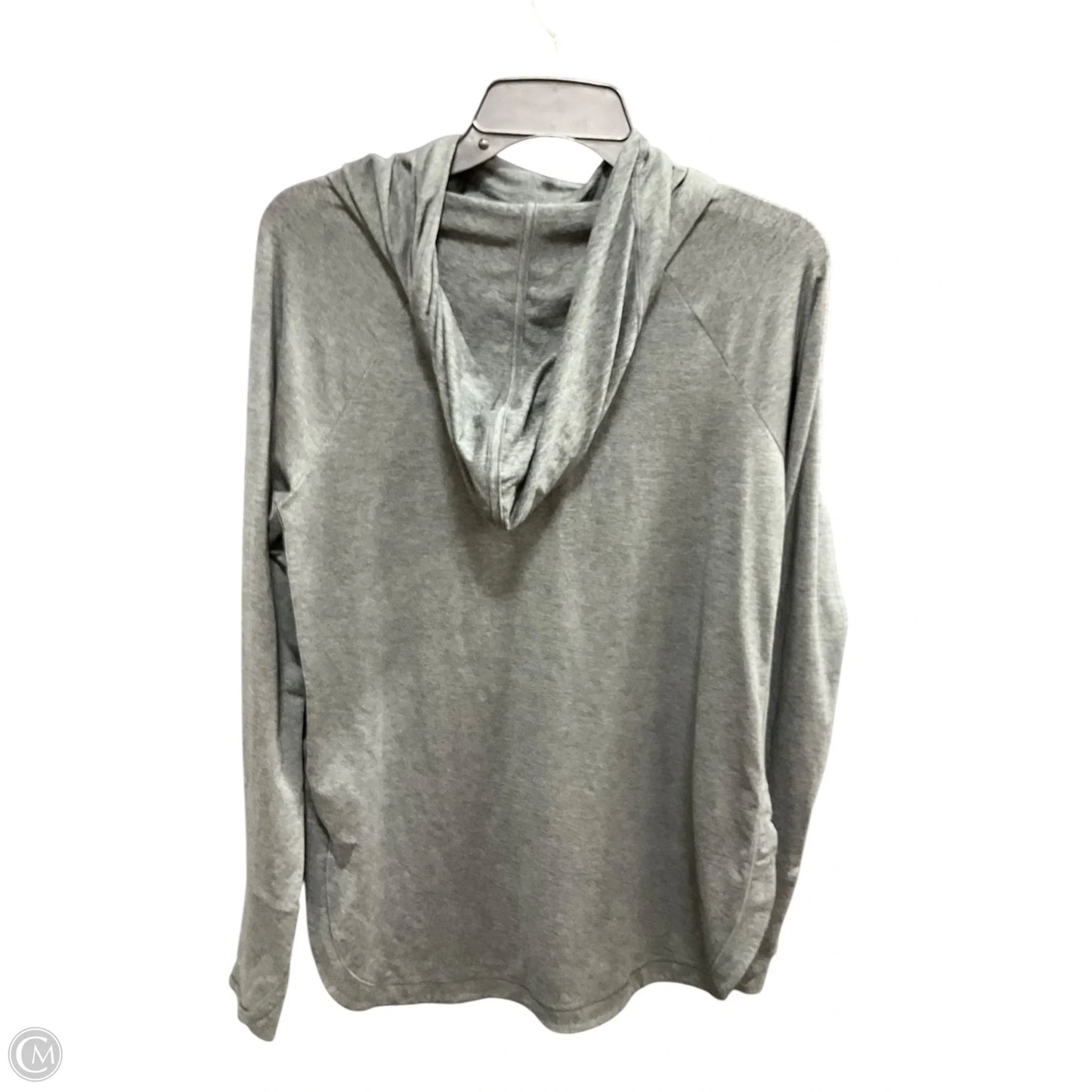 Athletic Top Long Sleeve Hoodie By Athleta In Green, Size: M